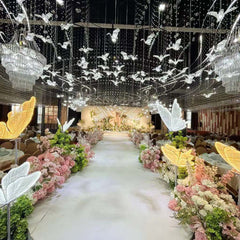 Floor Lamp Fabric Butterfly for Wedding / Event Decoration