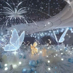 Floor Lamp Fabric Butterfly for Wedding / Event Decoration