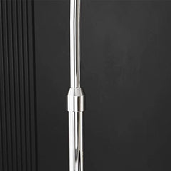 Floor Lamp Fishing Pole Arch with Round Shade Chrome Body