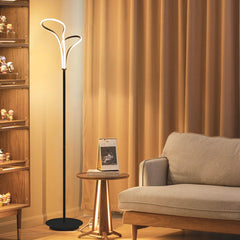 Floor Lamp Full Spectrum Dimmable Black Living Room