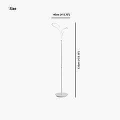 Floor Lamp Full Spectrum Dimmable White Size