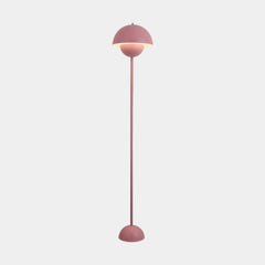 Floor Lamp Iron Mushroom Flower Bud Corner LED Pink
