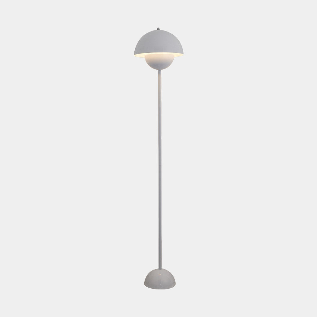 Floor Lamp Iron Mushroom Flower Bud Corner LED White