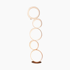 Floor Lamp Iron Ring White