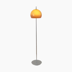 Floor Lamp Mushroom Dome Glass Orange
