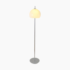 Floor Lamp Mushroom Dome Glass White