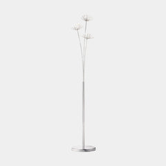 Floor Lamp Nordic Crystal Flower Dandelion Chrome
