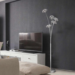 Floor Lamp Nordic Crystal Flower Dandelion Living Room
