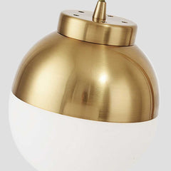 Floor Lamp Nordic Iron Gold Arched Glass Globe Shade