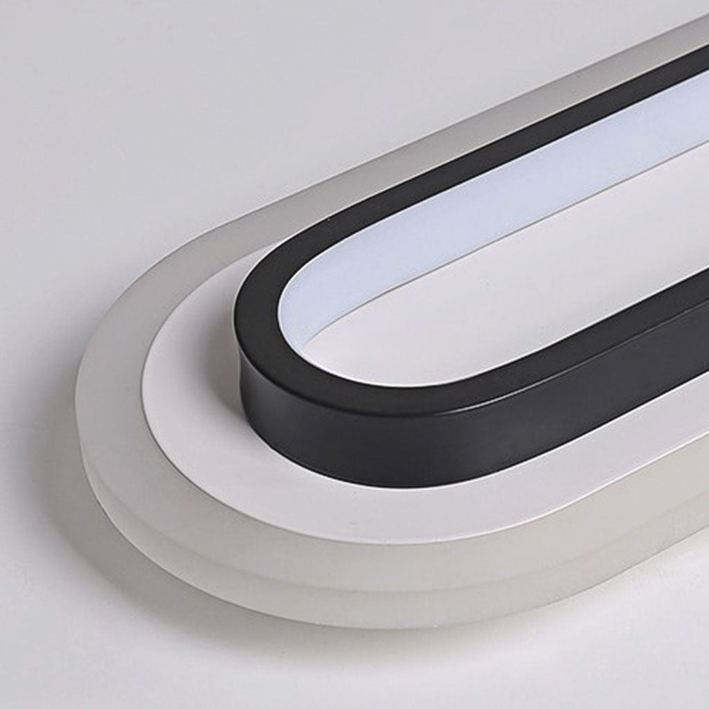 Flush Mount Ceiling Light Black