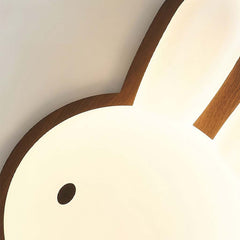 Flush Mount Ceiling Light Cartoon Rabbit