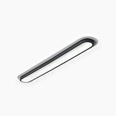 Flush Mount Ceiling Light Linear Black