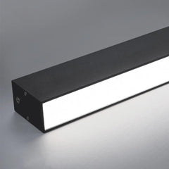 Flush Mount Ceiling Light Linear Black