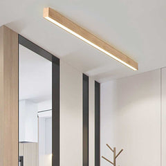 Flush Mount Ceiling Light Linear Log Color Dressing Room
