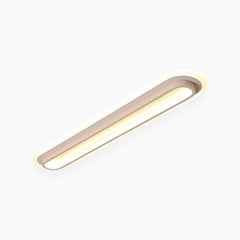 Flush Mount Ceiling Light Linear White