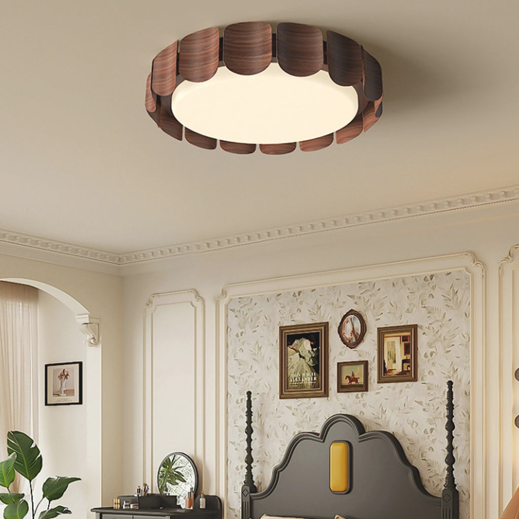 Flush Mount Ceiling Light Minimalist Round LED Dimmable Room