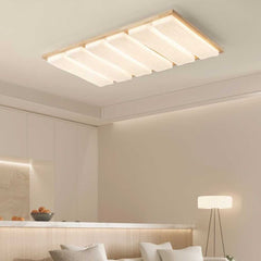 Flush Mount Ceiling Light Rectangle Living Room