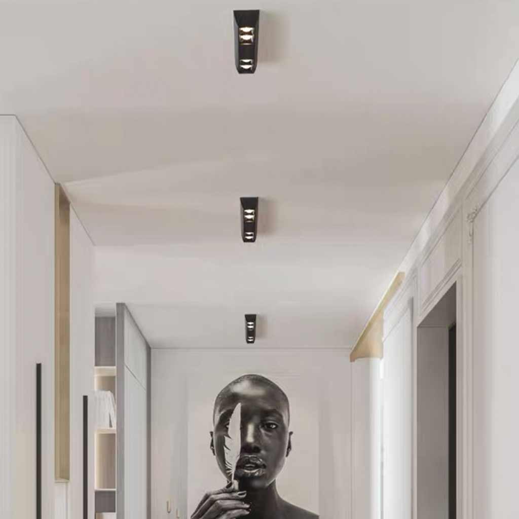 Rectangular Linear LED Flush Mount Ceiling Spotlight | VAXLAMP