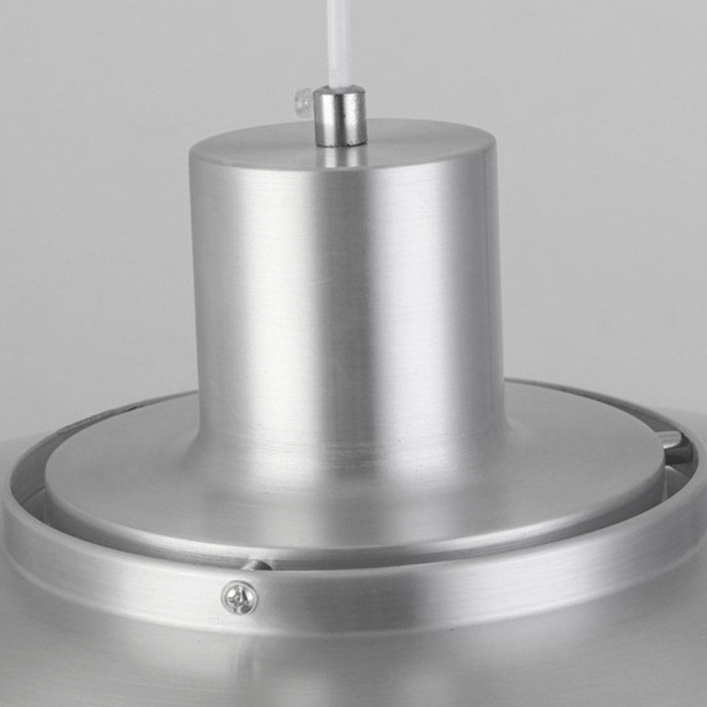 Flying Saucer Pendant Light Silver