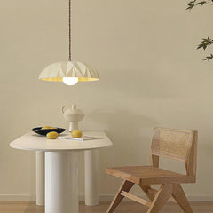 French Resin Dome Pendant Light Dining Table