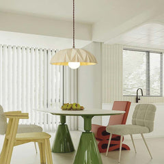 French Resin Dome Pendant Light Single Dining Table