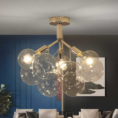 Glass Bubbles Flush Mount Ceiling Light Living Room 9
