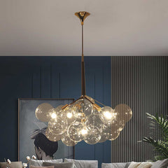 Glass Bubbles Pendant Chandelier 12 Room