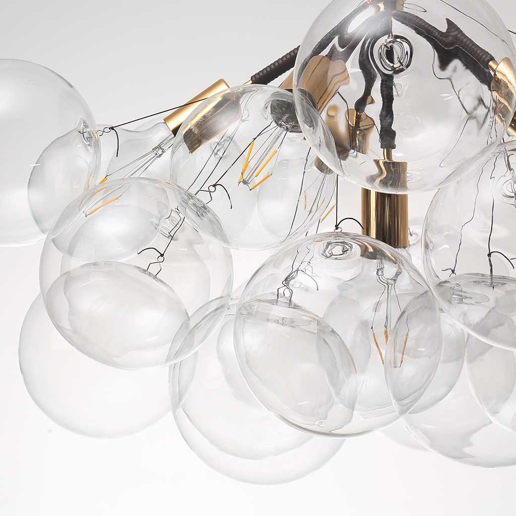 Glass Bubbles Pendant Chandelier Cluster