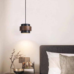 Hanging Pendant Light Cylinder Stone Travertine