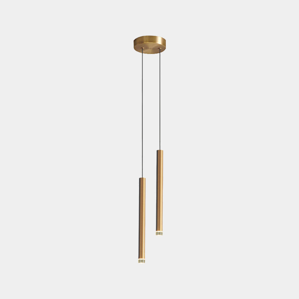 Hanging Pendant Light Minimalist Slim Tube LED