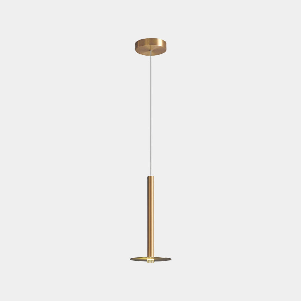 Hanging Pendant Light Minimalist Slim Tube