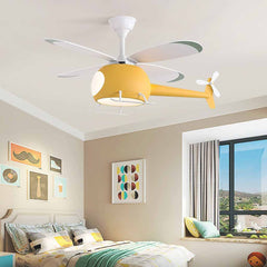 Ventilatore da Soffitto Elicottero per Cameretta, 4 Pale