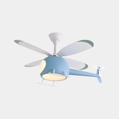 Ventilatore da Soffitto Elicottero per Cameretta, 4 Pale