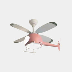 Ventilatore da Soffitto Elicottero per Cameretta, 4 Pale