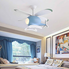 Ventilatore da Soffitto Elicottero per Cameretta, 4 Pale