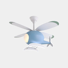 Ventilatore da Soffitto Elicottero per Cameretta, 4 Pale