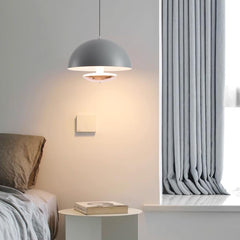 Induction Dome Pendant Light Bedroom Grey