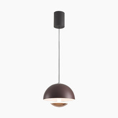 Induction Dome Pendant Light Coffee