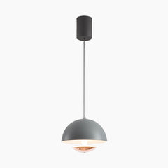 Induction Dome Pendant Light Grey