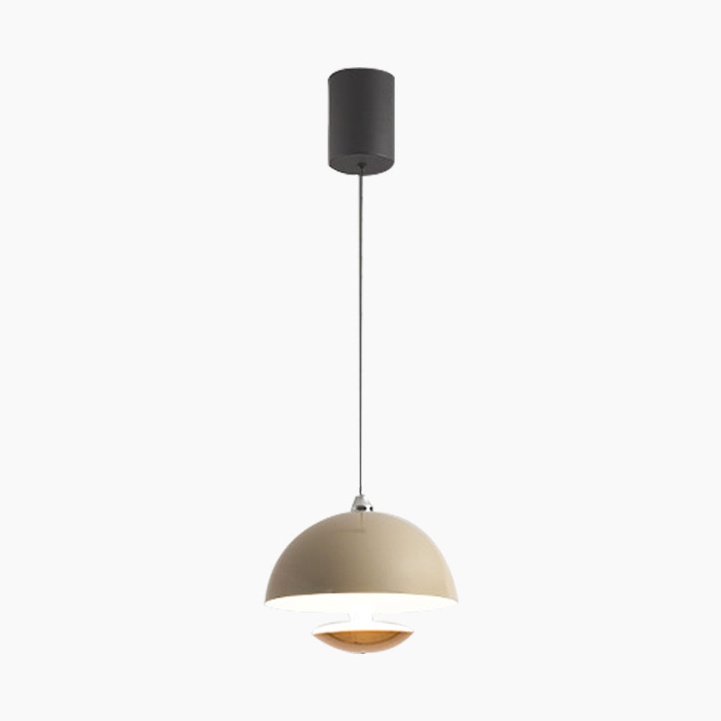 Induction Dome Pendant Light Griege