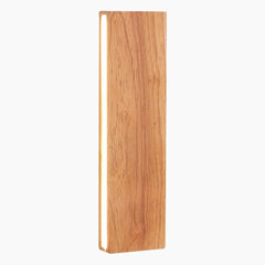 Japandi Minimalist Wood Rectangle Wall Sconce Lamp Main