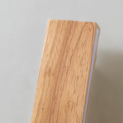 Japandi Minimalist Wood Rectangle Wall Sconce Lamp Wood