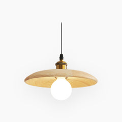 Japandi Wood Hanging Pendant Light Main