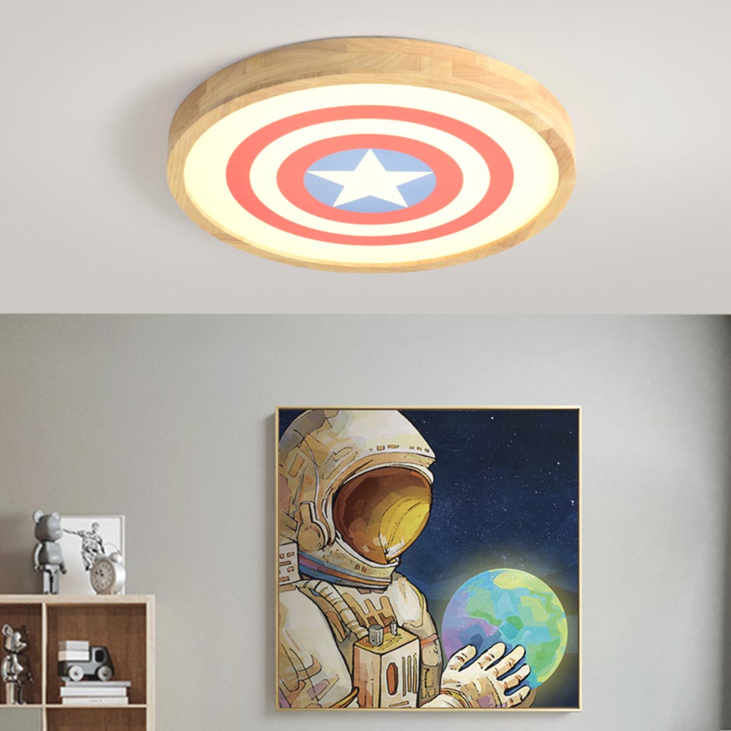 Kids Bedroom Ceiling Light with Star Cool