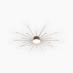 LED Ceiling Light Starburst Gold 20 Heads