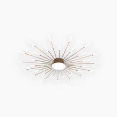 LED Ceiling Light Starburst Gold 30 Heads