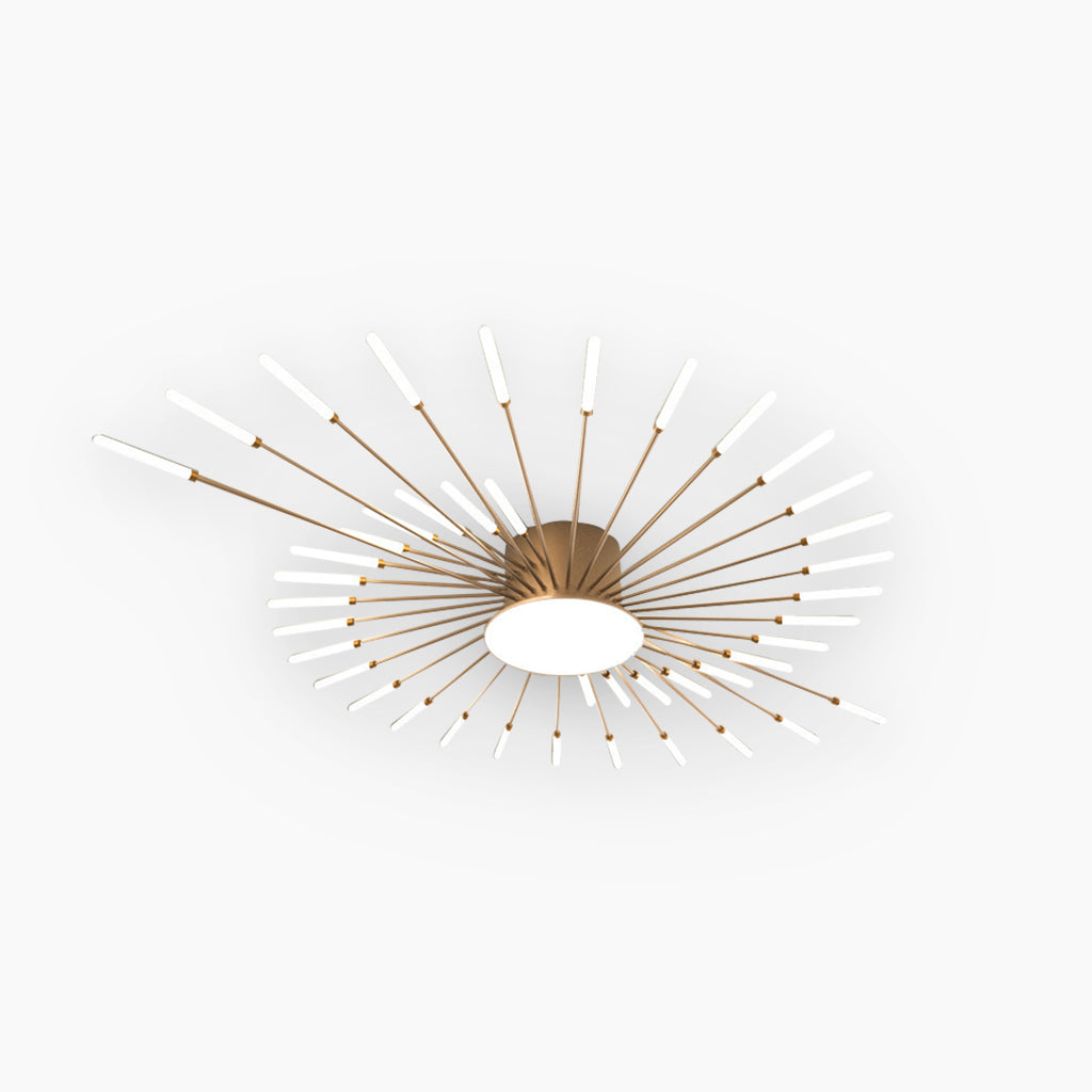 LED-taklampa Starburst Gold 42 Heads