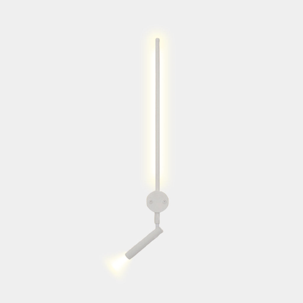 LED Wall Lamp with Adjustable Spotlight White