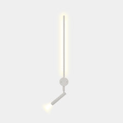LED Wall Lamp with Adjustable Spotlight White