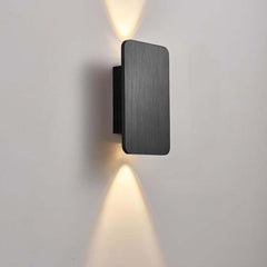 LED Wall Sconce Light Minimalist Rectangle Aluminum Linear, 5 Colors